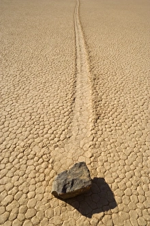 The Racetrack - mysterious sliding rocks of the famous Racetrack Playa The Racetrack - mysterious sliding rocks of the famous Racetrack Playa