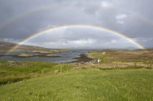 Rainbow over sea loch