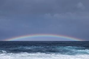 Rainbow over the sea, Tenerife