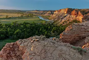 Little Prints: Red Cliffs above the Little Missouri River in the Little Missouri National Grasslands