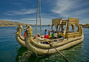 Reed boats of the Uros Islands (Islas Uros)
