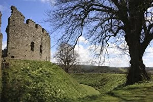 Restormel Castle the 13th century circular keep