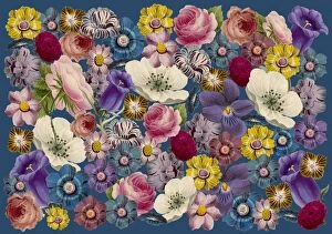 Floral Gallery: Retro Floral Collage