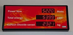 Images Dated 25th July 2010: Rico PV public display meter - showing current