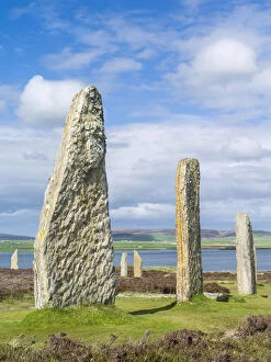 Images Dated 13th July 2013: Ring of Brodgar, a UNESCO World Heritage