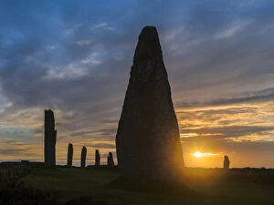 Images Dated 13th July 2013: Ring of Brodgar, a UNESCO World Heritage