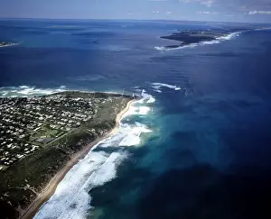 The Rip, entrance to Port Phillip Bay Point Nepean and Point Lonsdale in background; Melbourne, Victoria, Australia JLR06930