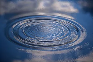 Patterns Collection: Ripple on Water - With reflection of clouds