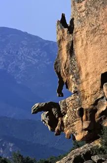 Corsica Prints: Rock formation - Piana Calanches - Corsica