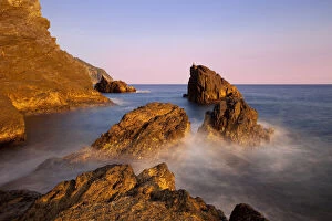 Rocky coastline near Manarola, Cinque Terre