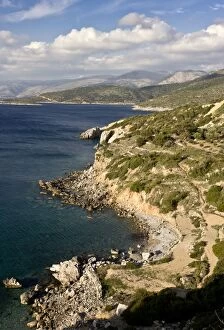 Images Dated 1st April 2012: Rocky undeveloped west coast of Chios