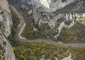 ROG-11818 Gorge du Verdon, Provence-Alpes, in autumn