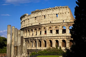 Images Dated 21st January 2013: Roman Coliseum, Rome, Lazio, Italy