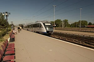 Romania, Brasov, Train Station in Brasov