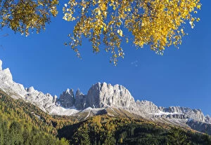 Images Dated 18th April 2013: Rosengarten (Catinaccio) massif in the Dolomites