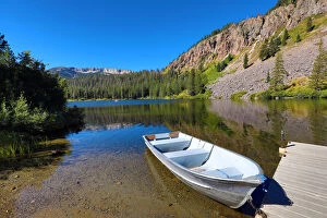 States Gallery: Rowing Boat on Twin Lakes, Mammoth Lakes, California