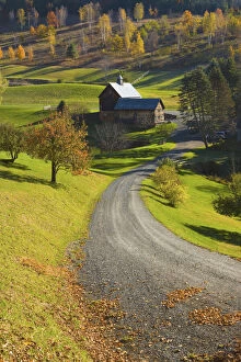 A rural Vermont scene in Pomfret, Vermont