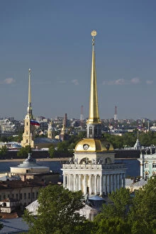 Russia, Saint Petersburg, Center, elevated