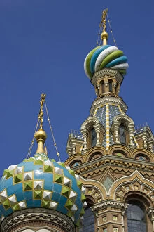 Images Dated 11th March 2011: Russia, St. Petersburg. Two towers of Church