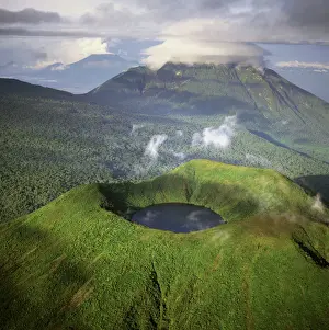 Aerials Prints: Rwanda - Aerial view of Africa