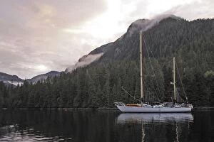 Images Dated 1st October 2007: Sailing Boat - of the North West coast of British Colombia - South of Prince Rupert Island
