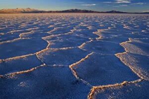 Salinas Grandes del Noroeste - mountains and dried-up