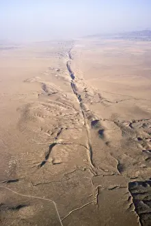San Andreas Fault - Carrizo plain - California USA