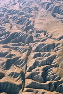 San Andreas Fault - off set streams - California USA