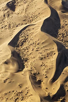 Sand dunes in the Namib Desert - aerial view - Namib-Naukluf