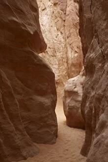 Images Dated 7th December 2009: Sandstone Formation - White Canyon - Sinai - Egypt
