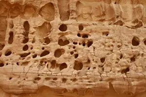 Egypt Prints: Sandstone Formation - White Canyon - Sinai - Egypt