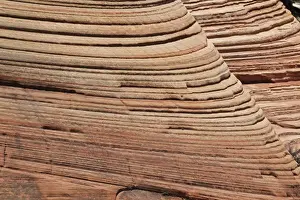 Layers Prints: Sandstone Formations Showing Layers - Zion National Park -Utah - USA