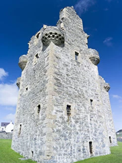 Scalloway Castle, landmark of Scalloway