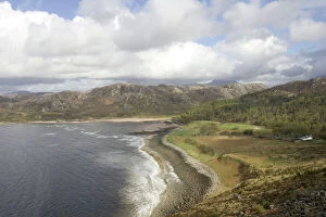 Seascape Collection: Scottish coastline Guinard Bay, Northwest Scotland