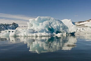 Images Dated 26th October 2009: Sculpted Iceberg, Hornsund Fiord