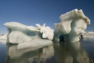Images Dated 26th October 2009: Sculpted Iceberg, Hornsund Fiord