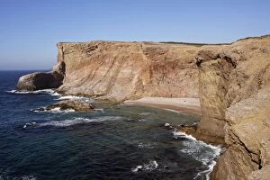 Seashore and cliff edge