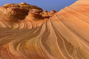 Second Wave - carved rock made of jurrasic-age Navajo Sandstone that is approximately 190 millions old