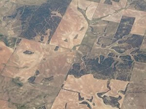 Segmented land - Aerial view
