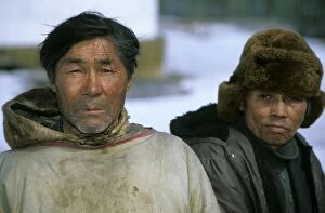Selkup Man (North Siberian minority), in traditional