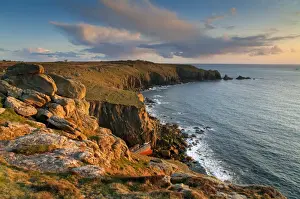 Wreck Prints: Sennen - looking towards Land's End - wreck of the Mulheim in the foreground - Cornwall - UK