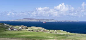 Shetland Mainland. View over Bressay