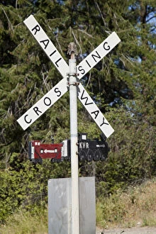 Images Dated 7th January 2010: Sign along the Kettle Vlley Railway near