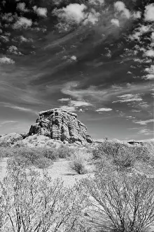 Sandstone Prints: Slickensides, San Lorenzo Canyon