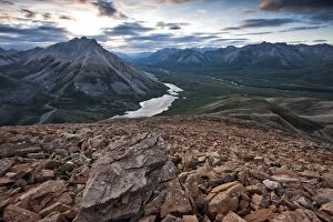 Images Dated 4th August 2011: Snake River Boreal Forest, Yukon, Northern Canada