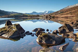 Reflections Gallery: Snowdon horseshoe and mirror reflections taken