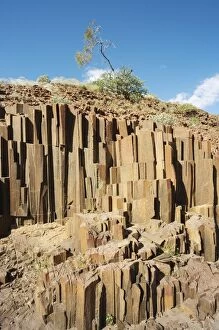 The so-called organ pipes, basaltic rock formations