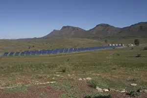 Solar Power Plant Largest solar power plant of its type in Australia supplying Wilpena Pound Resort, South Australia. Covers 2000 sq m (5 tennis courts) and cost 2. 5 million dollars 400km north of Adelaide in the Flinders Ranges