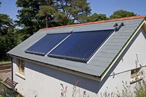 Alternative Gallery: Solar Thermal Panels - on roof of Woody Bay Station