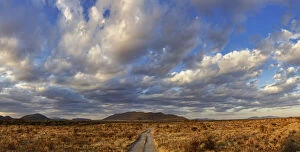 Solitary Gallery: Solitary road and beautiful sky, Samburu